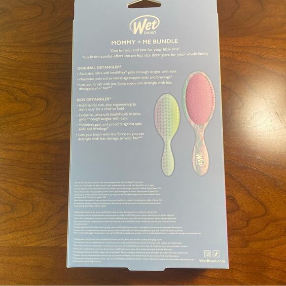Wet Brush Mommy + Me Pink Purple Brush Bundle NWT - Picture 3 of 5